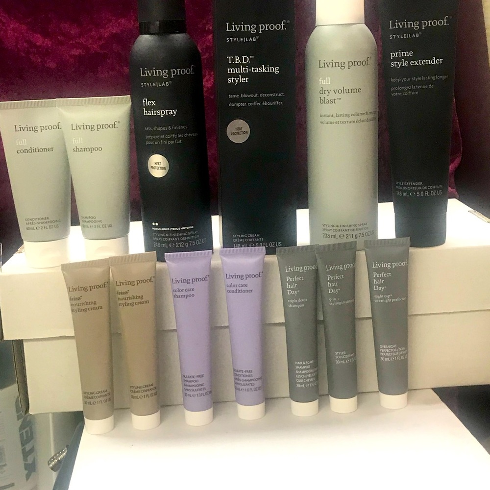Lot of living proof hair products over 300$ worth
